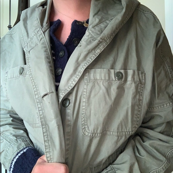 American Eagle oversized green army jacket - Picture 4 of 4